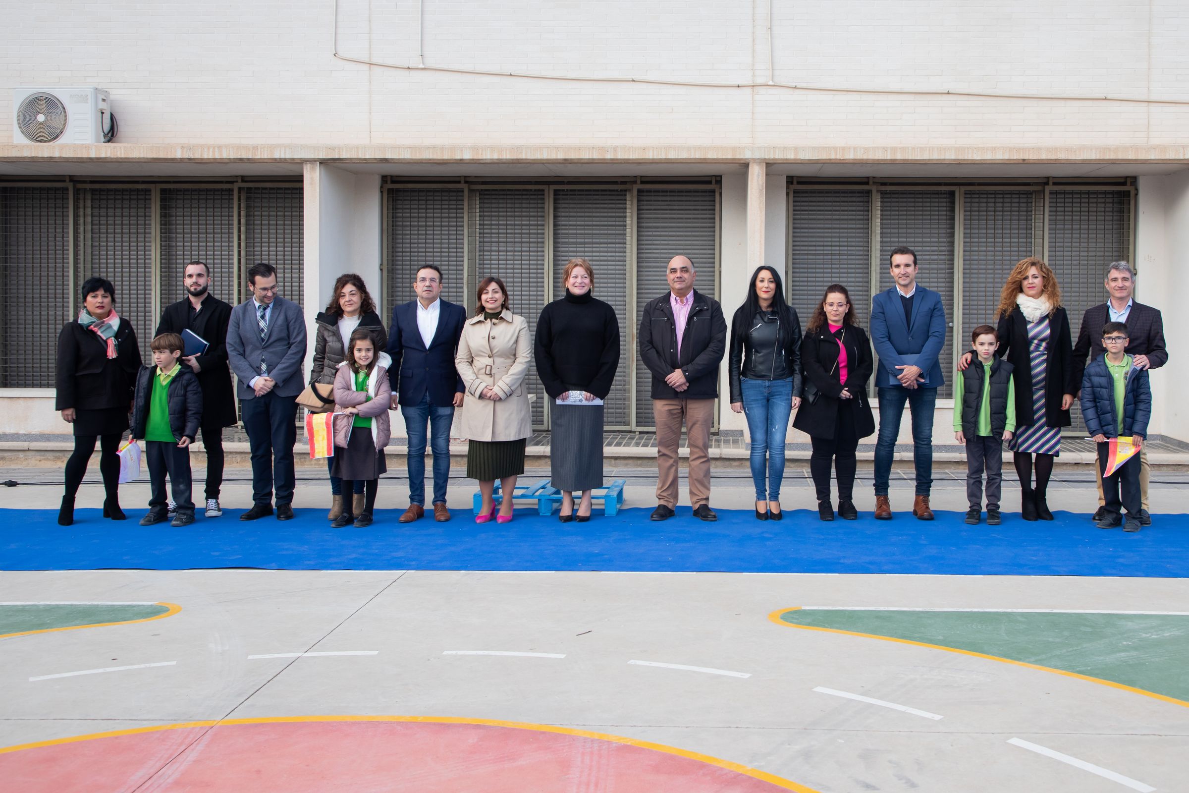 El Colegio de Hurchillo celebra el acto de la Constitución desde hace 30 años, coincidiendo con la entrega de los premios destacados