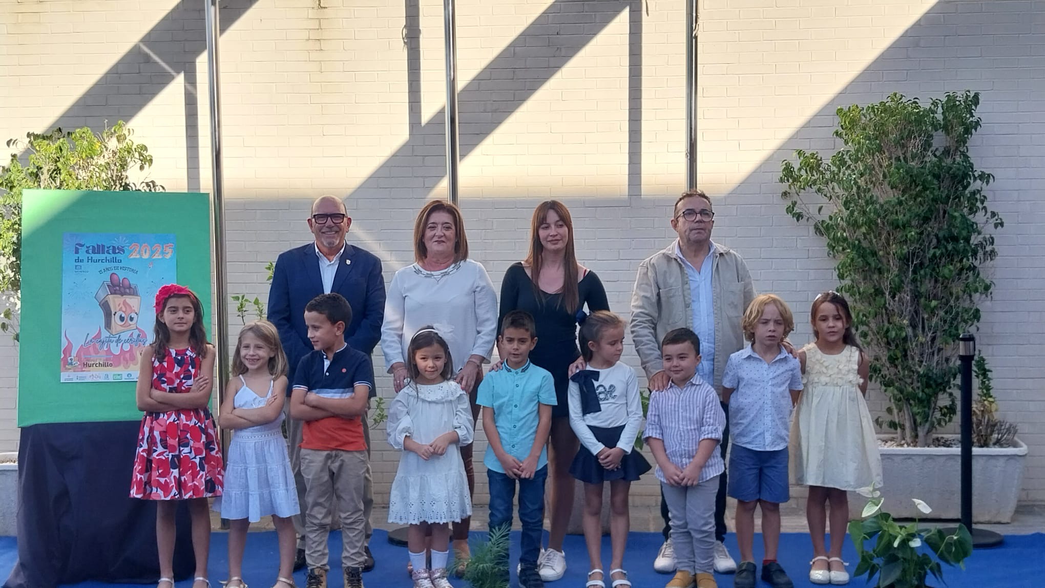 El Colegio Público de Hurchillo presenta su cartel de Fallas y sus cargos falleros 2025 en su 15º aniversario